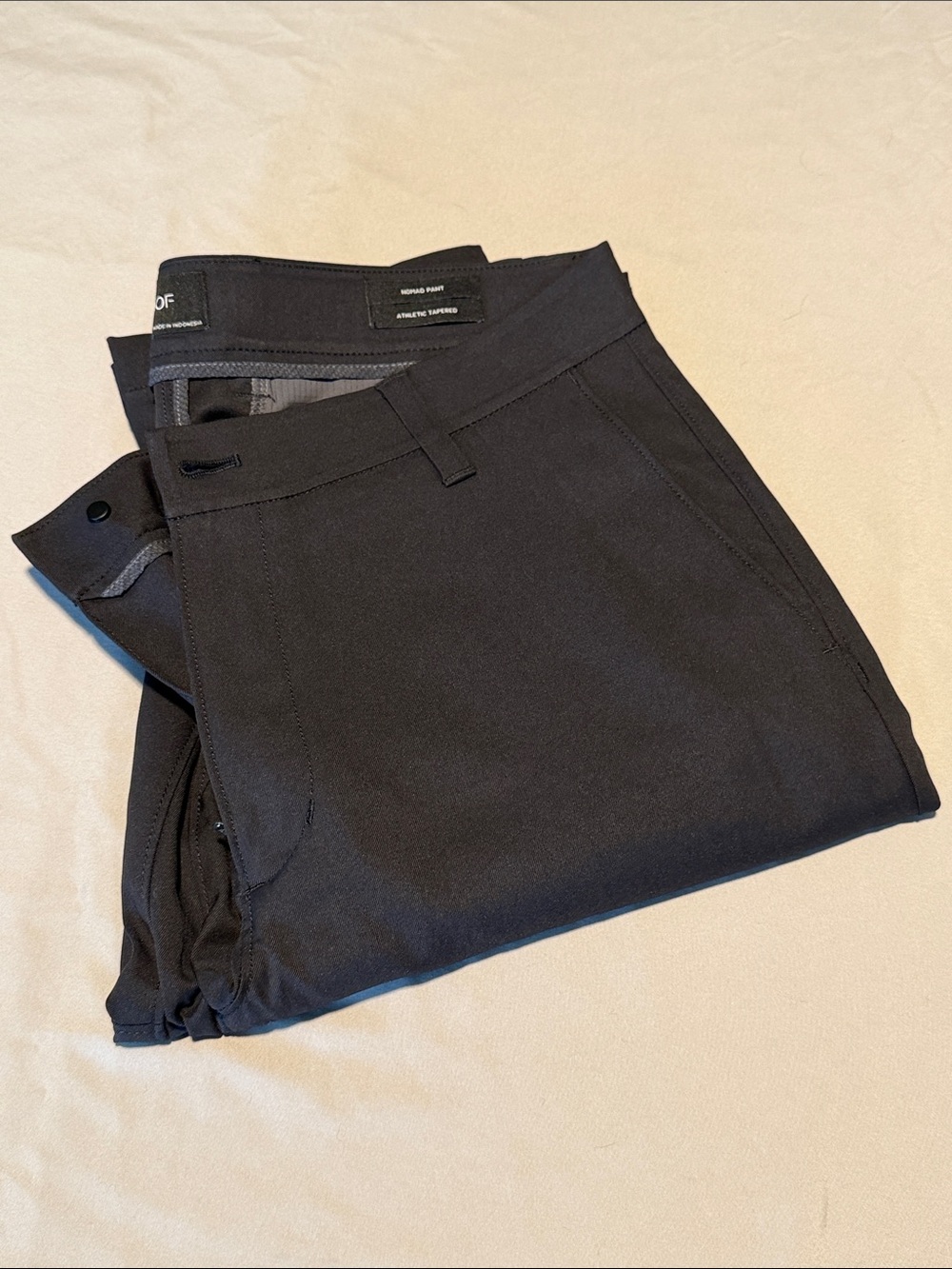 Proof Nomad Performance Chino - Athletic Tapered - Black - 30x32